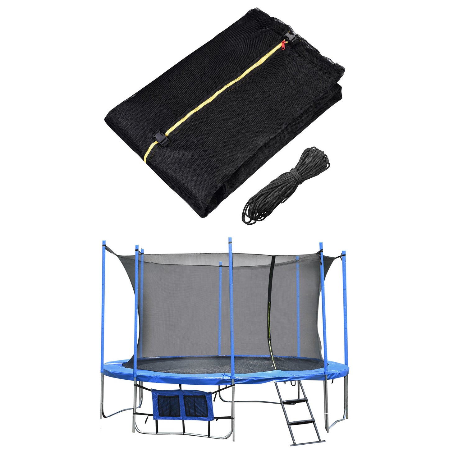 Safe Net for 15ft 8 Pole Trampline